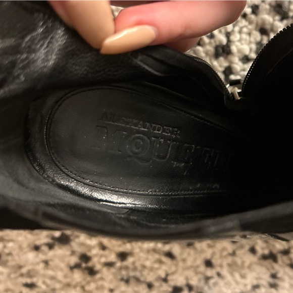 Alexander McQueen Black Booties - Picture 5 of 7